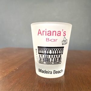 🔵 New "Ariana's Bar" Florida Frosted Gift Shot Glass